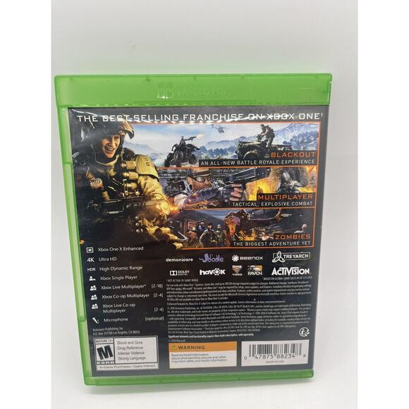 Call of Duty: Black Ops 4 - Microsoft Xbox One Rare Walmart Exclusive Complete - Picture 2 of 8
